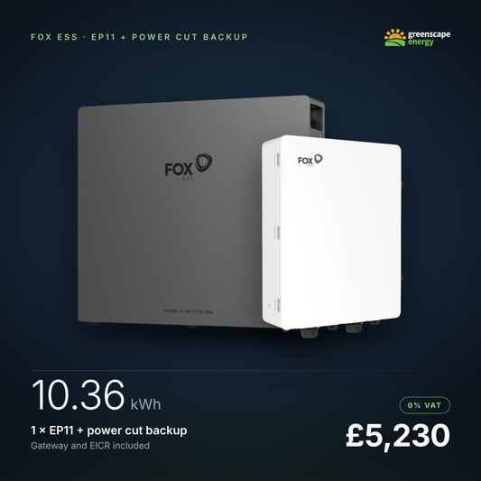 1 x EP11 With Power Cut Back-Up Installed (10.36kWh)
