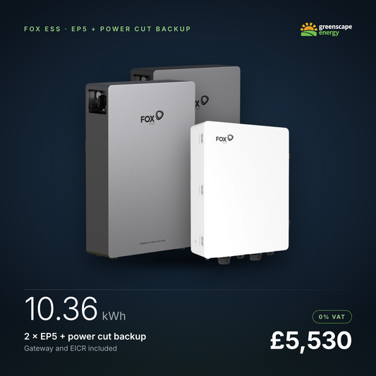 2 x EP5 With Power Cut Back-Up Installed (10.36kWh)